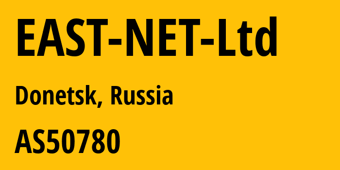 Информация о провайдере EAST-NET-Ltd AS50780 EAST-NET Ltd: все IP-адреса, network, все айпи-подсети