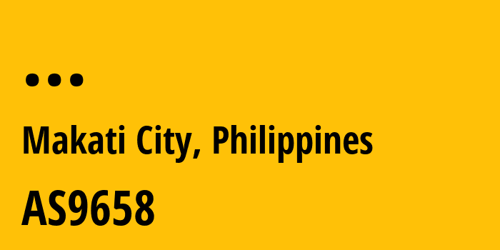 Информация о провайдере Eastern-Telecommunications-Philippines,-Inc. AS9658 Eastern Telecoms Phils., Inc.: все IP-адреса, network, все айпи-подсети