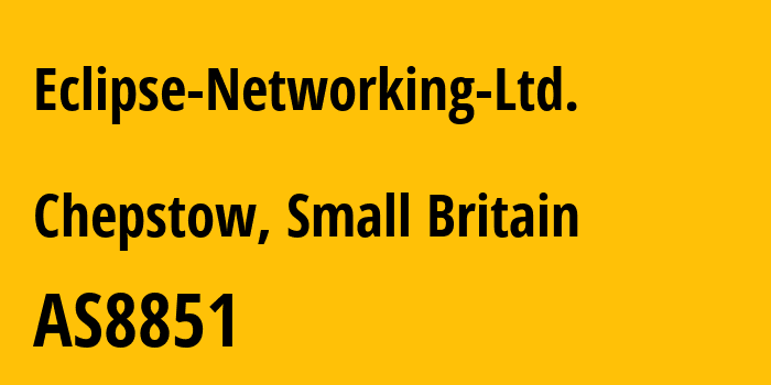 Информация о провайдере Eclipse-Networking-Ltd. AS8851 GCI Network Solutions Limited: все IP-адреса, network, все айпи-подсети