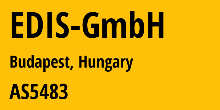 Информация о провайдере EDIS-GmbH AS57169 EDIS GmbH: все IP-адреса, network, все айпи-подсети