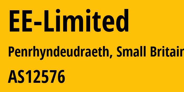 Информация о провайдере EE-Limited AS12576 EE Limited: все IP-адреса, network, все айпи-подсети