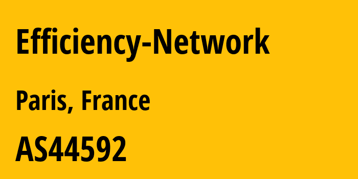 Информация о провайдере Efficiency-Network AS44592 SkyLink Data Center BV: все IP-адреса, network, все айпи-подсети