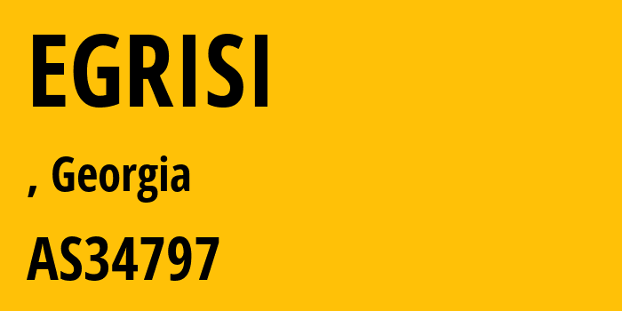 Информация о провайдере EGRISI AS34797 System Net Ltd: все IP-адреса, network, все айпи-подсети