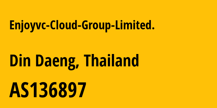 Информация о провайдере Enjoyvc-Cloud-Group-Limited. AS136897 Enjoyvc Cloud Group Limited.: все IP-адреса, network, все айпи-подсети