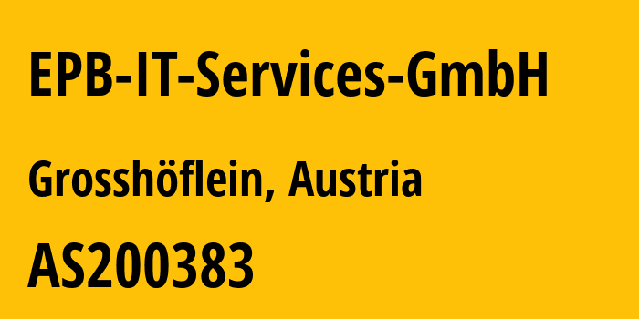 Информация о провайдере EPB-IT-Services-GmbH AS200383 EPB IT Services GmbH: все IP-адреса, network, все айпи-подсети