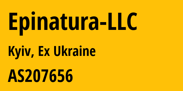 Информация о провайдере Epinatura-LLC AS207656 Epinatura LLC: все IP-адреса, network, все айпи-подсети