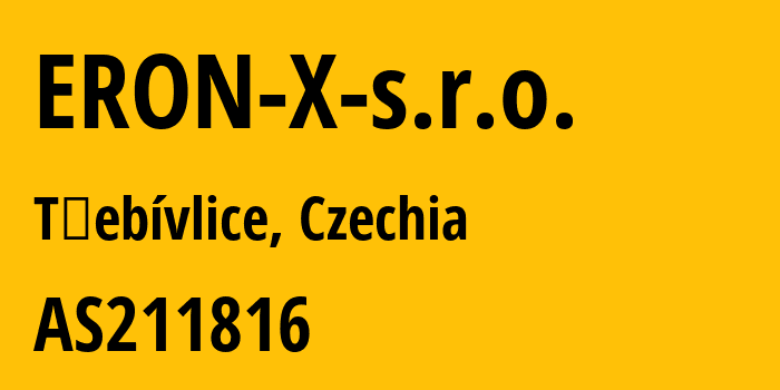 Информация о провайдере ERON-X-s.r.o. AS211816 ERON X s.r.o.: все IP-адреса, network, все айпи-подсети