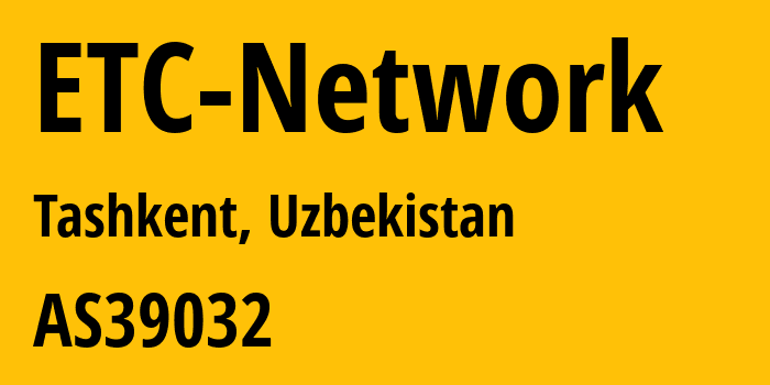 Информация о провайдере ETC-Network AS39032 IST TELEKOM JV LLC: все IP-адреса, network, все айпи-подсети