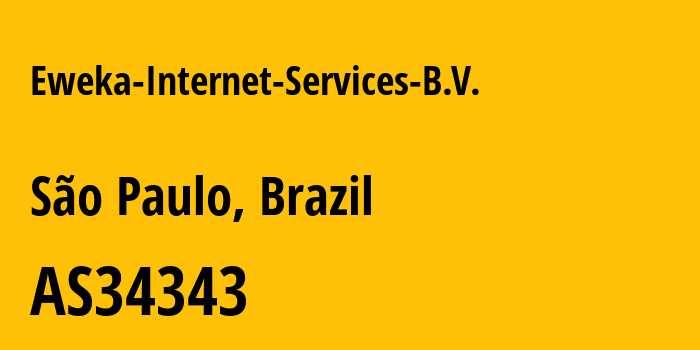 Информация о провайдере Eweka-Internet-Services-B.V. AS34343 Eweka Internet Services B.V.: все IP-адреса, network, все айпи-подсети