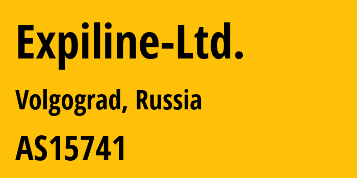 Информация о провайдере Expiline-Ltd. AS15741 Expiline Ltd.: все IP-адреса, network, все айпи-подсети