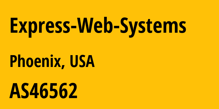 Информация о провайдере Express-Web-Systems AS46562 Performive LLC: все IP-адреса, network, все айпи-подсети