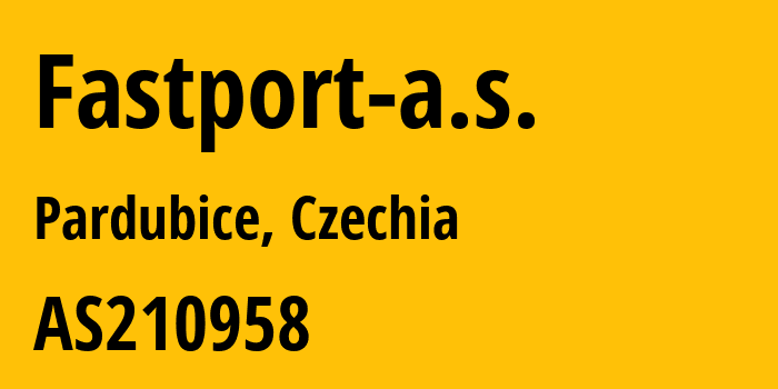 Информация о провайдере Fastport-a.s. AS210958 Fastport a.s.: все IP-адреса, network, все айпи-подсети