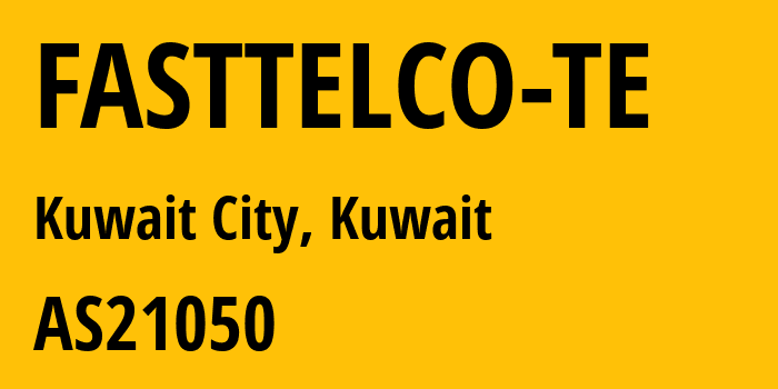 Информация о провайдере FASTTELCO-TE AS21050 Fast Communication Company Ltd: все IP-адреса, network, все айпи-подсети