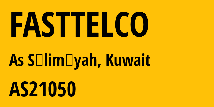 Информация о провайдере FASTTELCO AS21050 Fast Communication Company Ltd: все IP-адреса, network, все айпи-подсети