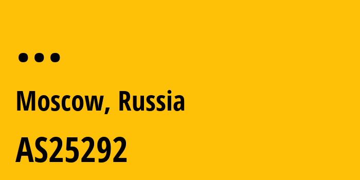 Информация о провайдере Federal-State-Unitary-Enterprise-Russian-State-Television-and-Radio-Broadcasting-Company AS25292 Federal State Unitary Enterprise The Russian Television and Radio Broadcasting Company: все IP-адреса, network, все айпи-подсети