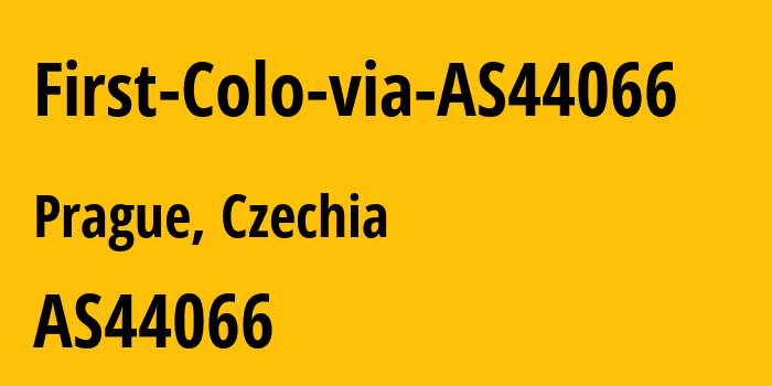 Информация о провайдере First-Colo-via-AS44066 AS44066 firstcolo GmbH: все IP-адреса, network, все айпи-подсети