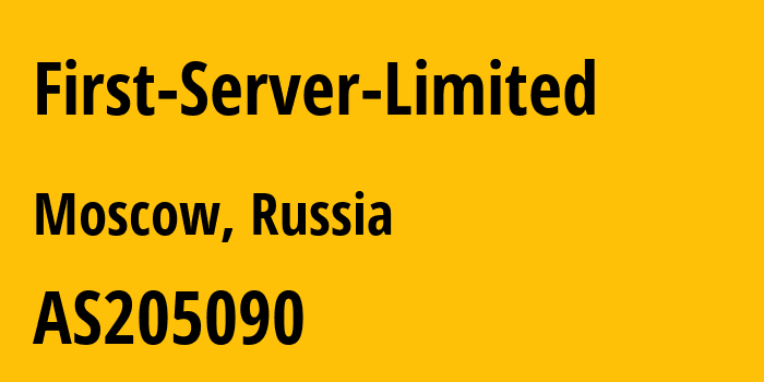 Информация о провайдере First-Server-Limited AS204154 FIRST SERVER LIMITED: все IP-адреса, network, все айпи-подсети