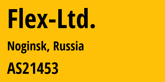 Информация о провайдере Flex-Ltd. AS21453 Flex Ltd.: все IP-адреса, network, все айпи-подсети