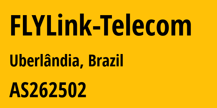 Информация о провайдере FLYLink-Telecom AS262502 FLYLink Telecom: все IP-адреса, network, все айпи-подсети