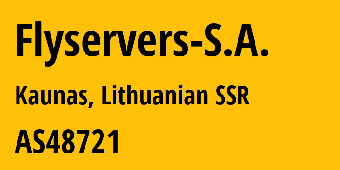 Информация о провайдере Flyservers-S.A. AS209588 Flyservers S.A.: все IP-адреса, network, все айпи-подсети