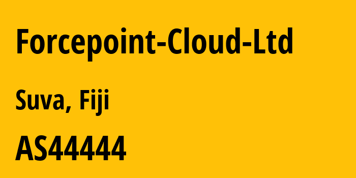 Информация о провайдере Forcepoint-Cloud-Ltd AS44444 Forcepoint Cloud Ltd: все IP-адреса, network, все айпи-подсети