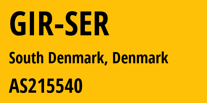 Информация о провайдере GIR-SER AS215540 GLOBAL CONNECTIVITY SOLUTIONS LLP: все IP-адреса, network, все айпи-подсети