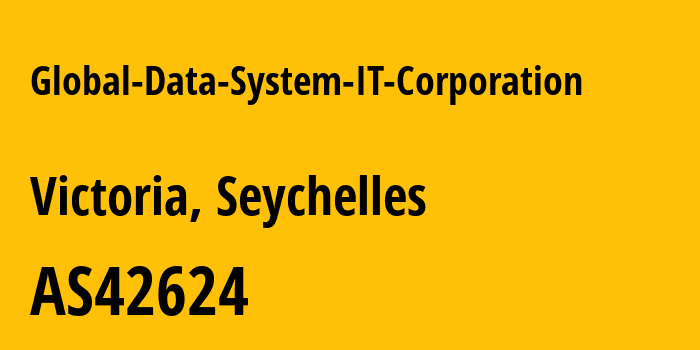 Информация о провайдере Global-Data-System-IT-Corporation AS42624 Global-Data System IT Corporation: все IP-адреса, network, все айпи-подсети