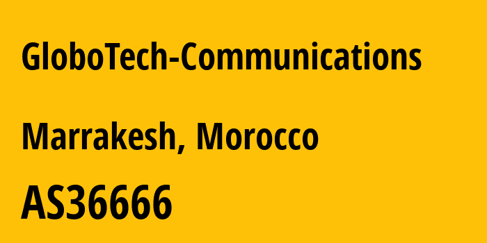 Информация о провайдере GloboTech-Communications AS36666 GloboTech Communications: все IP-адреса, network, все айпи-подсети