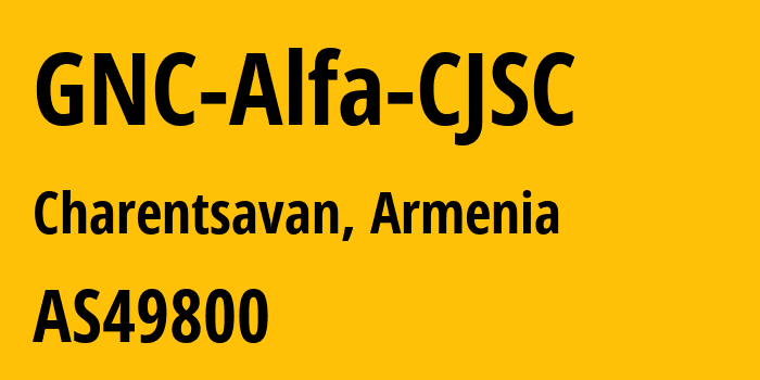 Информация о провайдере GNC-Alfa-CJSC AS49800 GNC-Alfa CJSC: все IP-адреса, network, все айпи-подсети