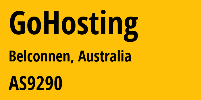 Информация о провайдере GoHosting AS9290 GoHosting: все IP-адреса, network, все айпи-подсети