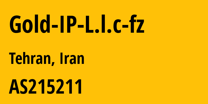 Информация о провайдере Gold-IP-L.l.c-fz : все IP-адреса, network, все айпи-подсети