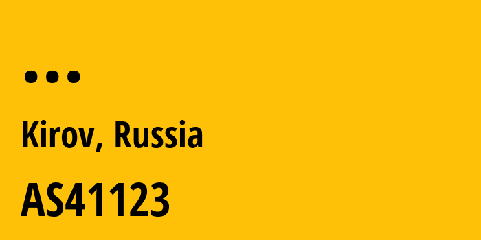 Информация о провайдере Gorodskie-Telekommunikatsionnye-Sistemy-LLC AS41123 Gorodskie Telekommunikatsionnye Sistemy LLC: все IP-адреса, network, все айпи-подсети