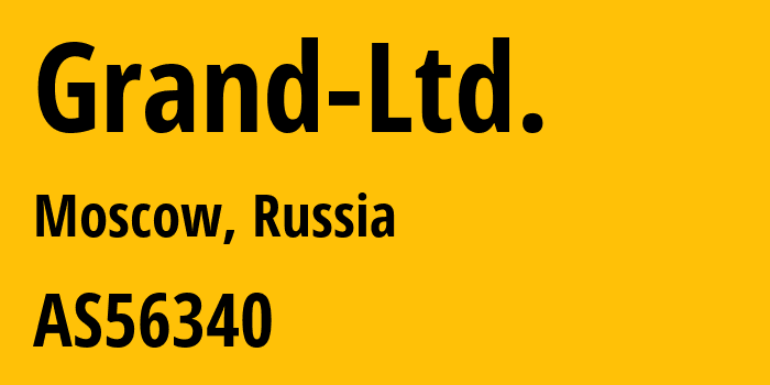 Информация о провайдере Grand-Ltd. AS56340 Grand Ltd: все IP-адреса, network, все айпи-подсети