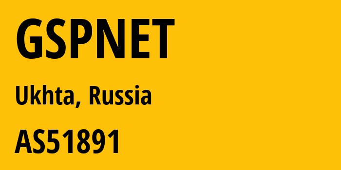 Информация о провайдере GSPNET AS51891 GSP ltd.: все IP-адреса, network, все айпи-подсети