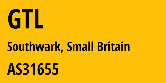 Информация о провайдере GTL AS31655 Gamma Telecom Holdings Ltd: все IP-адреса, network, все айпи-подсети