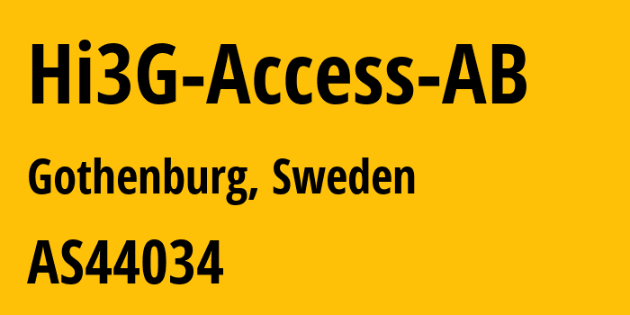 Информация о провайдере Hi3G-Access-AB AS44034 Hi3G Access AB: все IP-адреса, network, все айпи-подсети