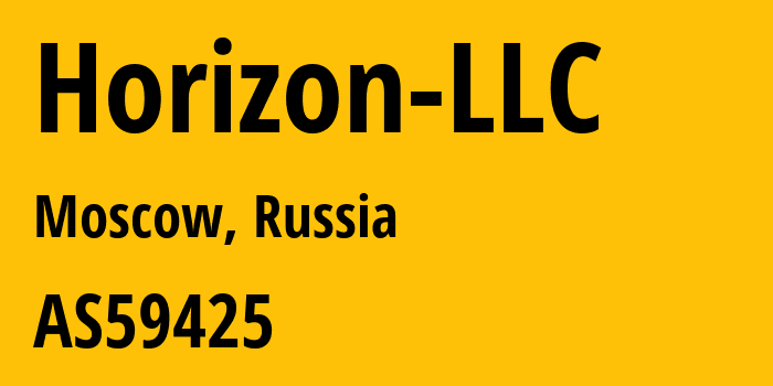 Информация о провайдере Horizon-LLC AS59425 HORIZON LLC: все IP-адреса, network, все айпи-подсети