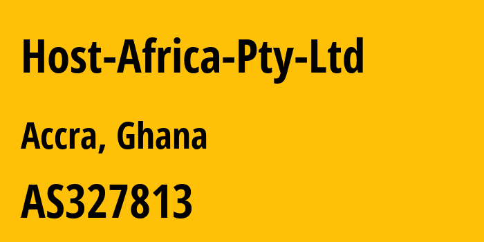 Информация о провайдере Host-Africa-Pty-Ltd AS327813 Host Africa (Pty) Ltd: все IP-адреса, network, все айпи-подсети