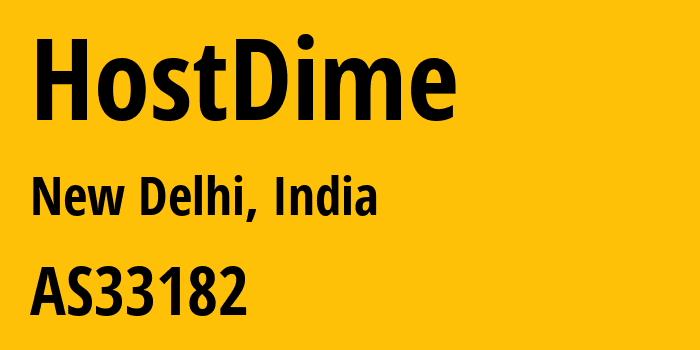 Информация о провайдере HostDime AS33182 HostDime.com, Inc.: все IP-адреса, network, все айпи-подсети