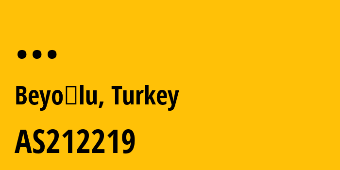 Информация о провайдере Hosting-Dunyam-Bilisim-Teknolojileri-Ticaret-Limited-Sirketi AS212219 HOSTING DUNYAM BILISIM TEKNOLOJILERI TICARET LIMITED SIRKETI: все IP-адреса, network, все айпи-подсети