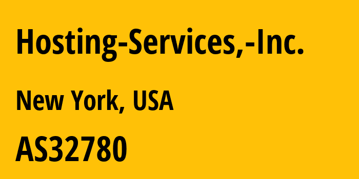 Информация о провайдере Hosting-Services,-Inc. AS32780 Hosting Services, Inc.: все IP-адреса, network, все айпи-подсети