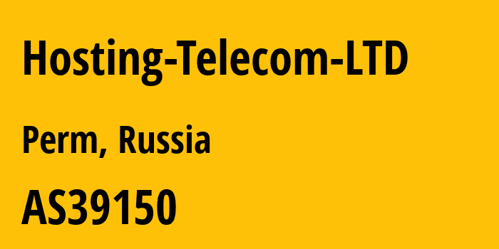 Информация о провайдере Hosting-Telecom-LTD AS39150 HOSTING TELECOM LTD: все IP-адреса, network, все айпи-подсети