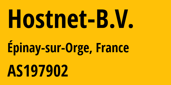 Информация о провайдере Hostnet-B.V. AS197902 Hostnet B.V.: все IP-адреса, network, все айпи-подсети