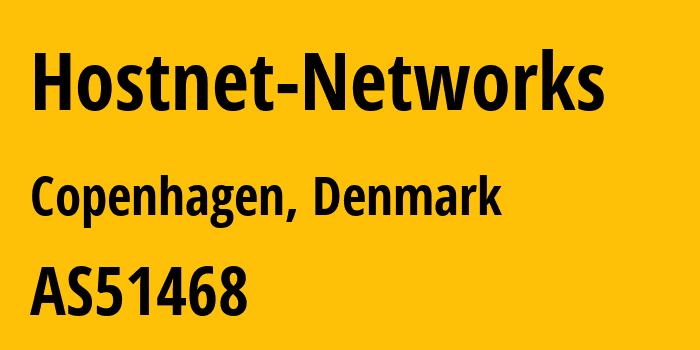 Информация о провайдере Hostnet-Networks AS51468 One.com A/S: все IP-адреса, network, все айпи-подсети