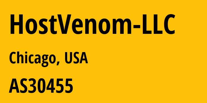 Информация о провайдере HostVenom-LLC AS30455 HostVenom LLC: все IP-адреса, network, все айпи-подсети