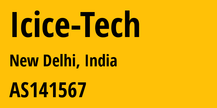 Информация о провайдере Icice-Tech AS141567 Interspire Addon: все IP-адреса, network, все айпи-подсети