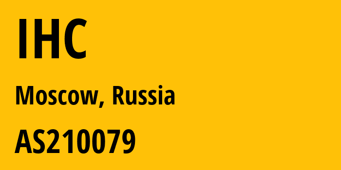 Информация о провайдере IHC AS216139 Iron Hosting Centre LTD: все IP-адреса, network, все айпи-подсети