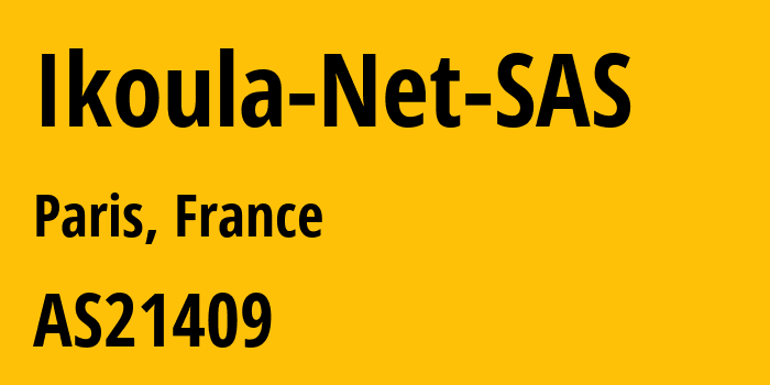 Информация о провайдере Ikoula-Net-SAS AS21409 Ikoula Net SAS: все IP-адреса, network, все айпи-подсети