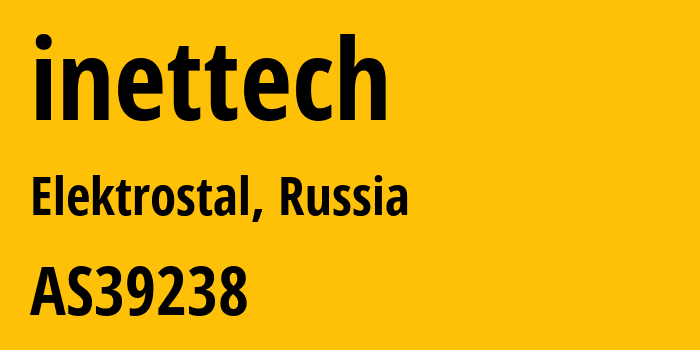 Информация о провайдере inettech AS39238 OKB PROGRESS LLC: все IP-адреса, network, все айпи-подсети