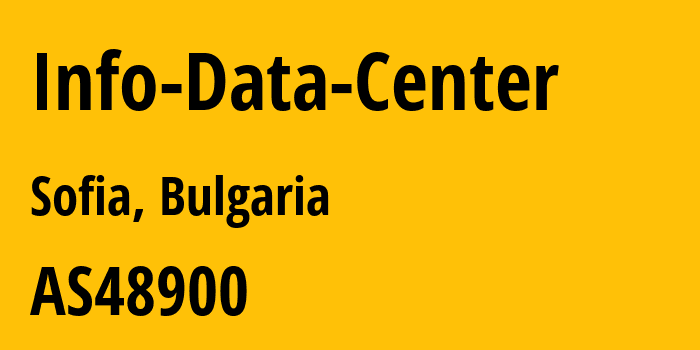 Информация о провайдере Info-Data-Center AS48900 Info Data Center Ltd.: все IP-адреса, network, все айпи-подсети